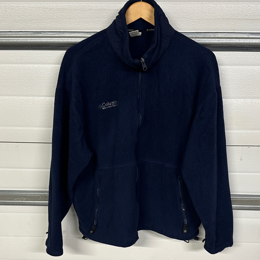 Columbia Navy Blue Fleece Jacket